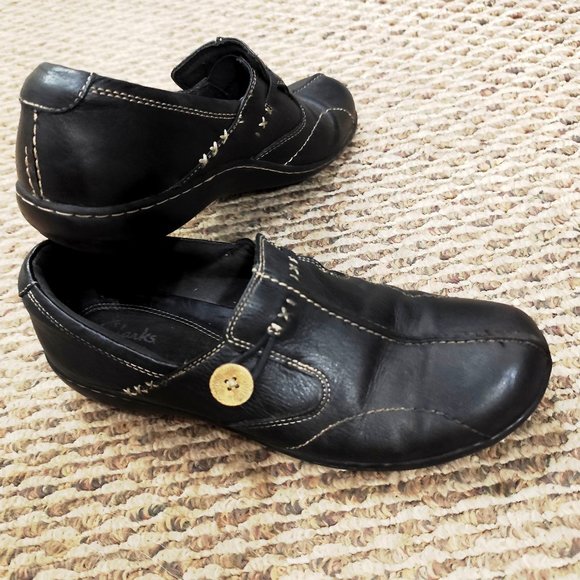 Clark's Certina shoes leather women size 9w - Picture 1 of 6